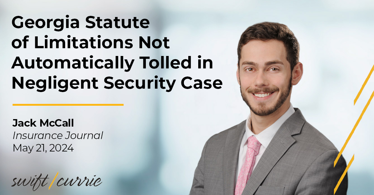 Statute of Limitations Not Automatically Tolled in Negligent